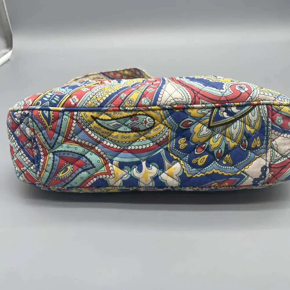 Vera Bradley Shoulder Bag Womens Multicolor Marina Paisley Floral Purse Clean